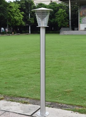 不锈钢庭院灯户外2米路灯高杆2.5米公园景观别墅LEDY灯具现代灯头