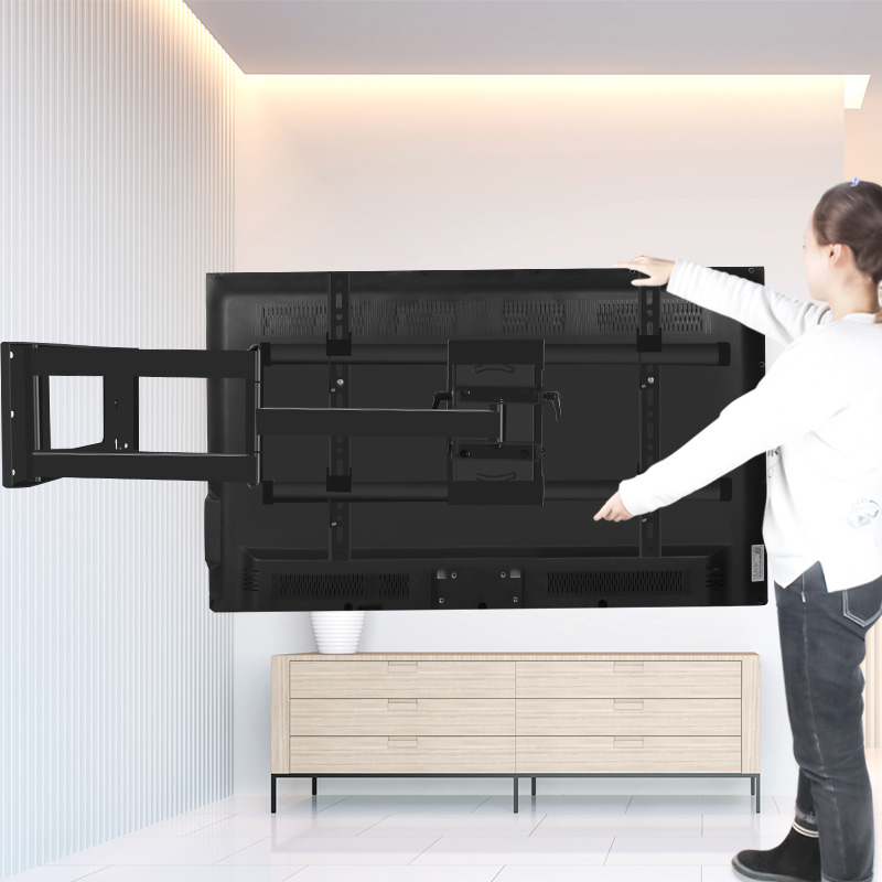 32 47 55 65 75寸液晶电视机旋转挂架90度/180度左右转动拉伸壁挂