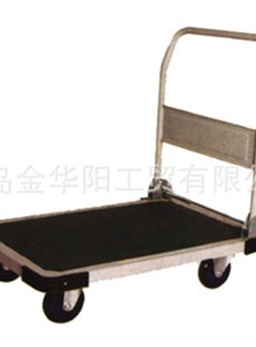 物流建筑平板车超市m搬运手推车ph302 静音手推车 平板货仓车