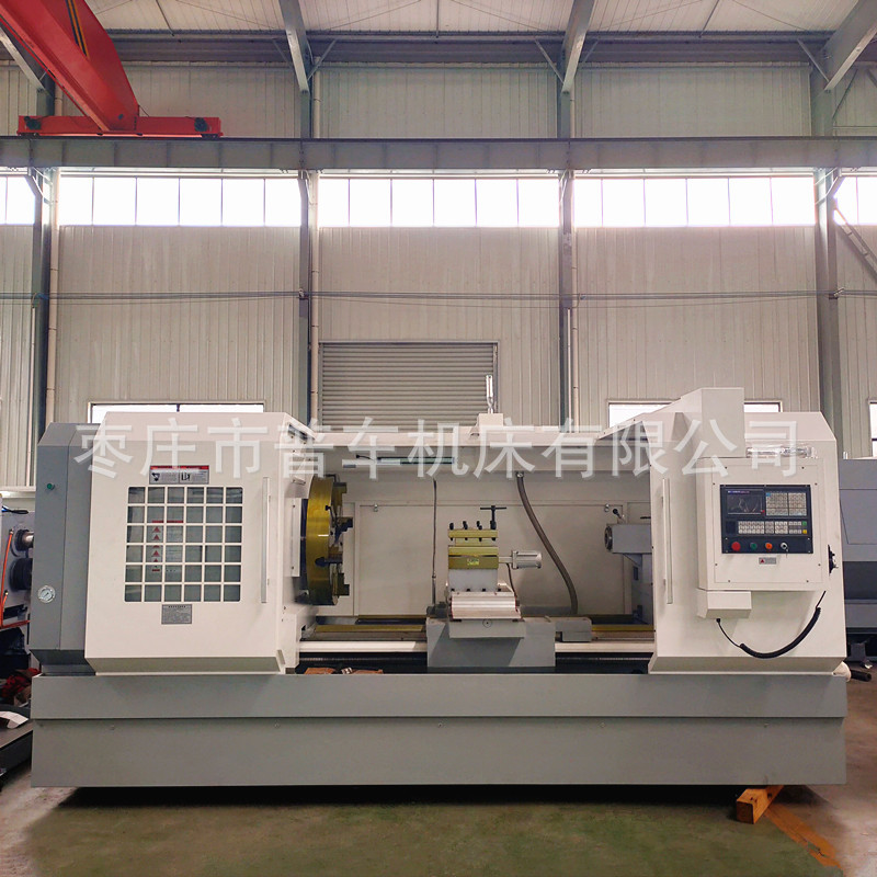 实体厂家CK61100*1500数控车整体铸件床身755导轨130孔径重力切削