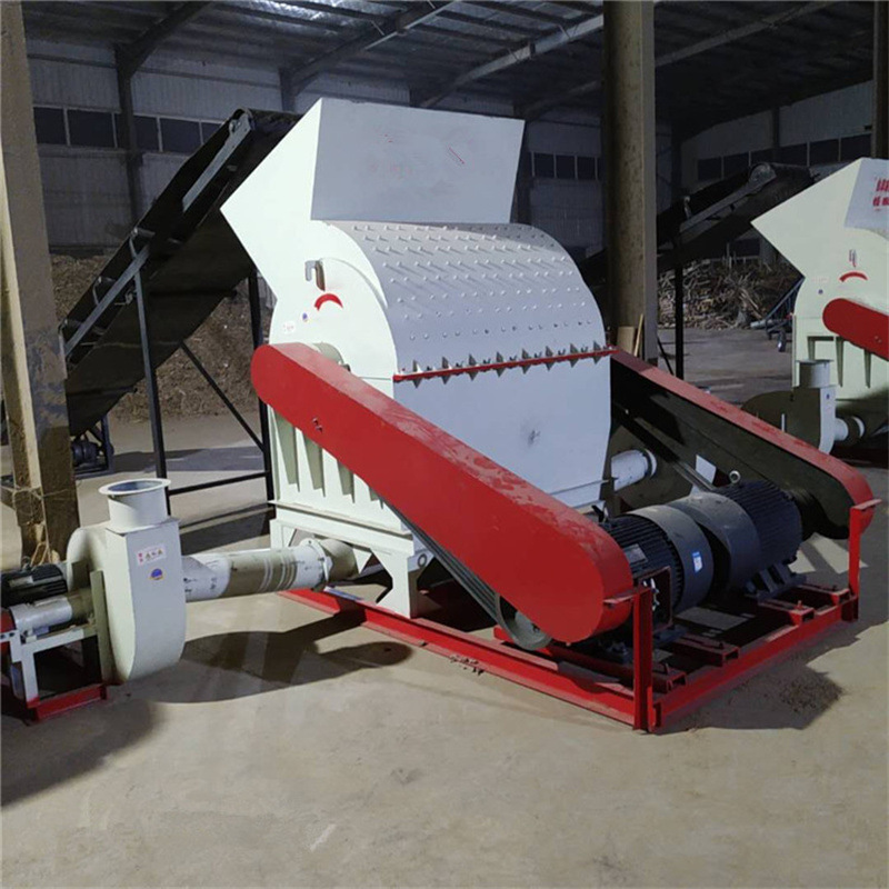 多功能果树枝秸秆粉碎机 大型鼓式破碎机 棉花柴桔梗打粉机