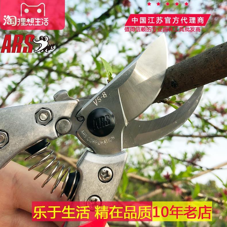 日本进口ARS爱丽斯VS-8XZ修枝剪园艺剪园林工具剪刀果树剪粗树枝