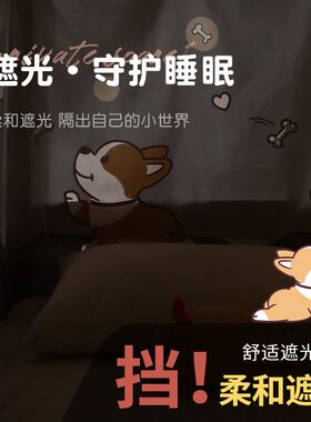 宿舍蚊帐加床帘一体式学生上下铺遮光帘子上下床上铺单人高低床gr