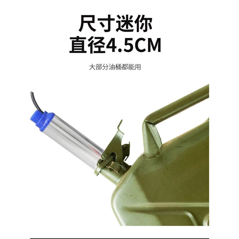 12v抽油泵小型抽水泵24v便y携式大功率潜水泵220V电动抽酒专用泵