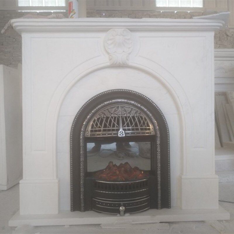 大理石新款植物曲阳雕刻欧式天然石材现货石雕汉白玉架电视柜定制