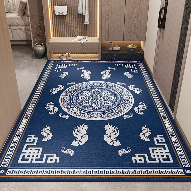 祥云入户门地垫新中式脚垫门垫进门家用地毯耐脏防滑可裁剪地垫子