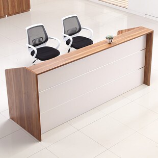 新款简约现代 办公o家具 办公前台 接待台洗面巾南洋森林庄园酒