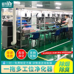 焊锡抽烟系统大风量大吸s力抽烟设备 管道抽烟机吸烟管排气硅胶罩