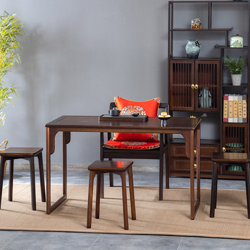 新中式实木茶桌椅组合茶几茶台茶具套装一体简约家用办公室喝茶桌