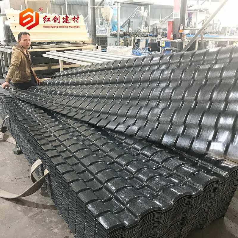 树脂瓦直销小青瓦仿古塑料屋面筒瓦屋顶改造青瓦片隔热琉璃瓦