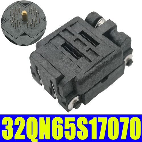 QFN32 MLF32测试座 编程座 烧录座32QN50S15050 间距0.5 5*5 进口