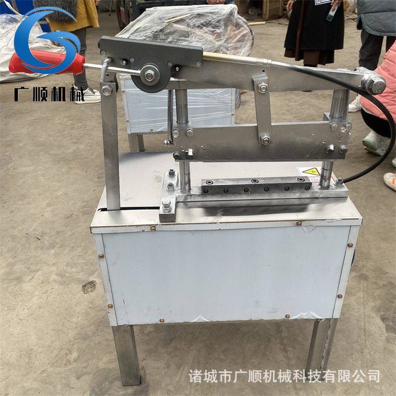 切骨机商用剁骨头机器不锈钢铡刀砍 猪蹄牛羊排骨冻肉W