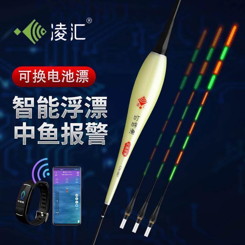 凌汇高灵敏智能夜光漂咬钩变色鱼漂醒目水无电子漂夜钓鲫鱼漂浮