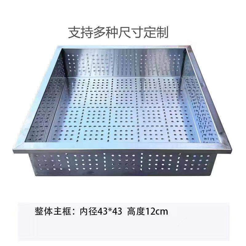 手工豆皮箱不锈钢豆腐筐做手工豆皮千张干豆腐用的模具带压板加厚