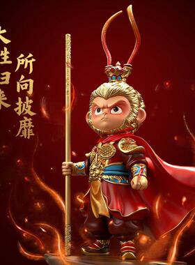朱炳仁铜齐天大圣孙悟空摆件纯黄铜大圣归来客厅办公室工艺礼品