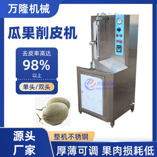 商用大型立式自动冬瓜去皮削皮机餐饮配送中心瓜果预加工设备定制