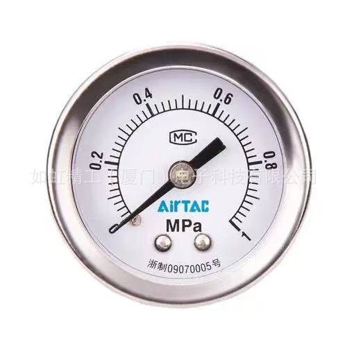 亚德客压力表GS GF GU40 50 60高精密稳定嵌入式气压表