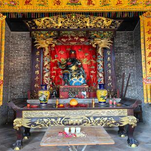 寺庙佛堂佛龛立柜佛台佛柜实木雕龙神龛神台神阁神楼供桌香案定制