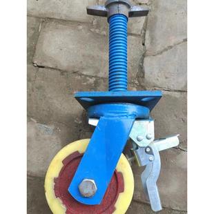 重型钢管架轮子钢管架专用超强承重 6寸8寸10寸万向轮带刹车定制