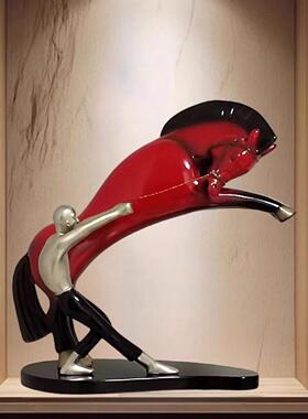 高档艺术雕塑饰品摆件覆古怀旧欧美风格意式极简办公室客厅工艺品