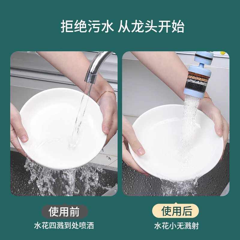水龙头过滤器家用自来水净化器净水厨房龙头滤嘴通用延伸防溅神云