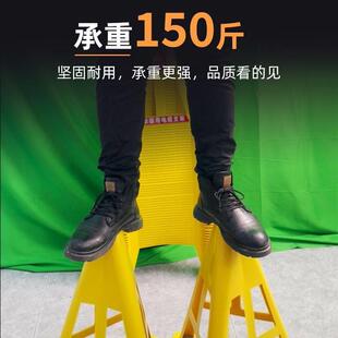 绝缘临时塑料电缆支架工地托架三角架PVC架空电线放线三角脚架