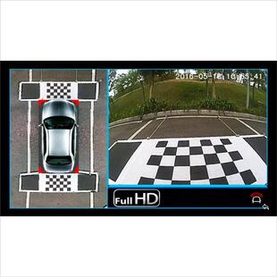 360度无缝全景行车记录仪调试布标定布2D3D高清海思方案自动校正