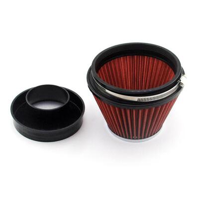 高流量进气空滤150mm大口径蘑菇头89mm接口冬茹头可循环使用滤芯