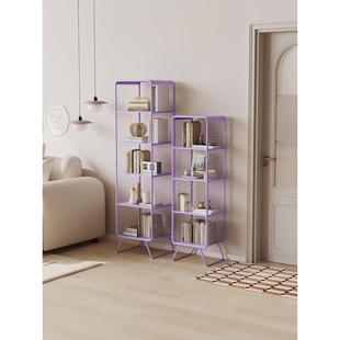 儿童书架客厅落地式多层储物架床头柜家用小书柜卧室铁质储物架