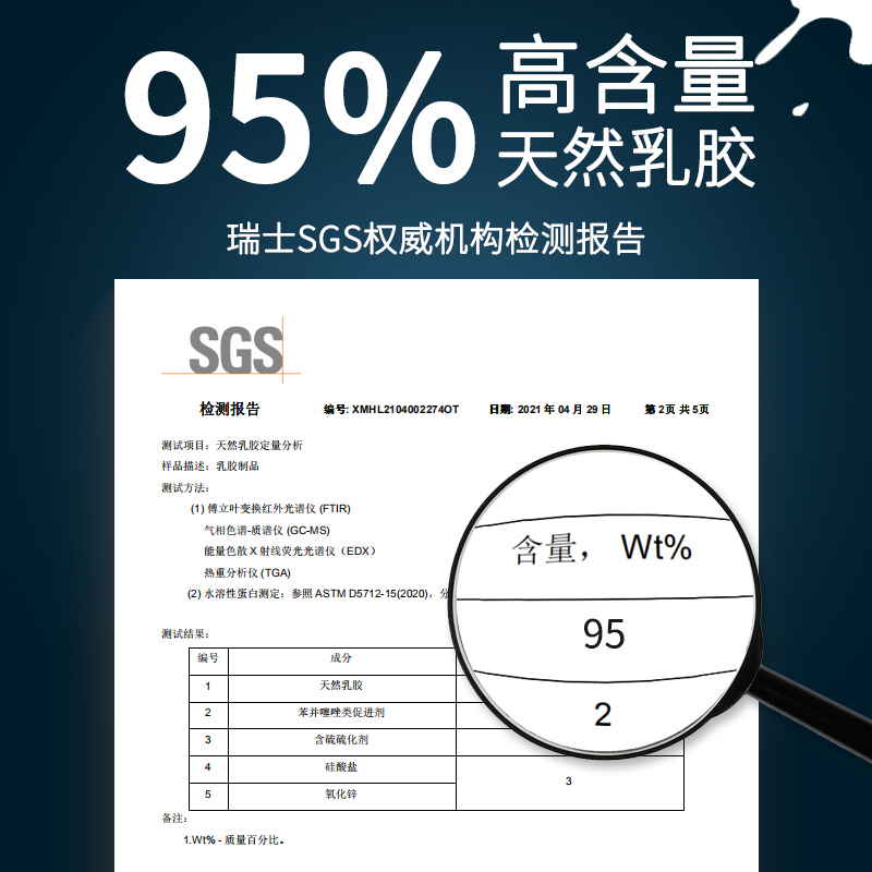 加高加厚泰国进口天然乳胶枕头男士护颈椎枕硬不塌陷睡眠家用橡胶