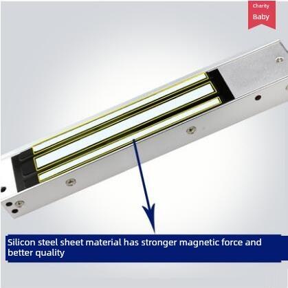 电磁锁280kg电磁锁单门门禁锁防水玻璃门铁门木门12V延迟隐藏表面