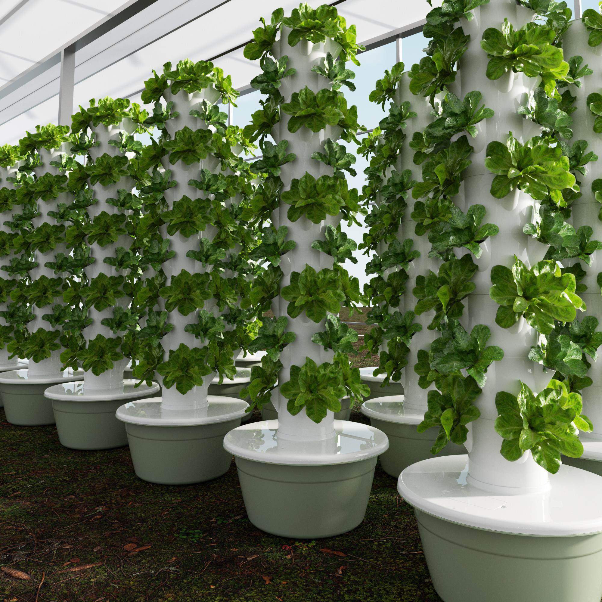 家庭垂直水培塔智能蔬菜种植机无土栽培设备阳台种菜花卉绿植盆栽