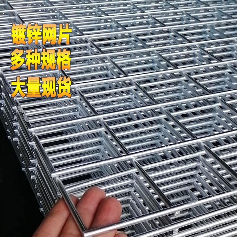 镀锌铁丝网围栏铁网格网网片防护网加粗电焊养殖网钢丝网小孔鸟笼