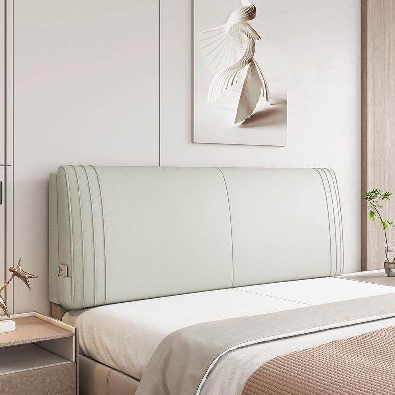 科技布床头软包靠垫卧室榻榻米靠背垫实木海绵大床头靠背拆洗神器