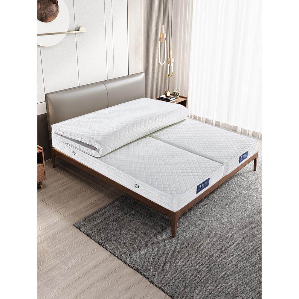 海马床垫折叠三合一伴侣式席梦思九区独立弹簧乳胶可折叠2*2.2m