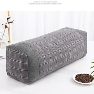 荞麦高枕头加厚加高硬护颈椎助睡眠不塌陷男老式方枕头全荞麦皮