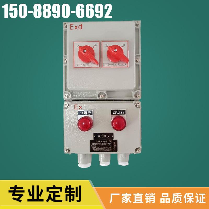 防爆配电箱铝合金断路器开 关控制仪表检修照明动力接线 线箱防爆