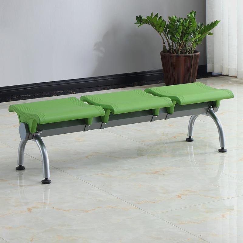 PU排椅平板机场休息等候椅聚氨酯公共连排座椅医院用候诊椅长条椅