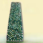 送家长鹅卵石足垫足按摩器石垫足按摩步行地毯石垫石路