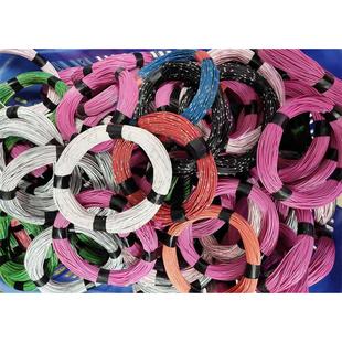 包邮汽车修理改线路皮薄芯粗电线电路进口纯铜线芯带花点紫铜捆线