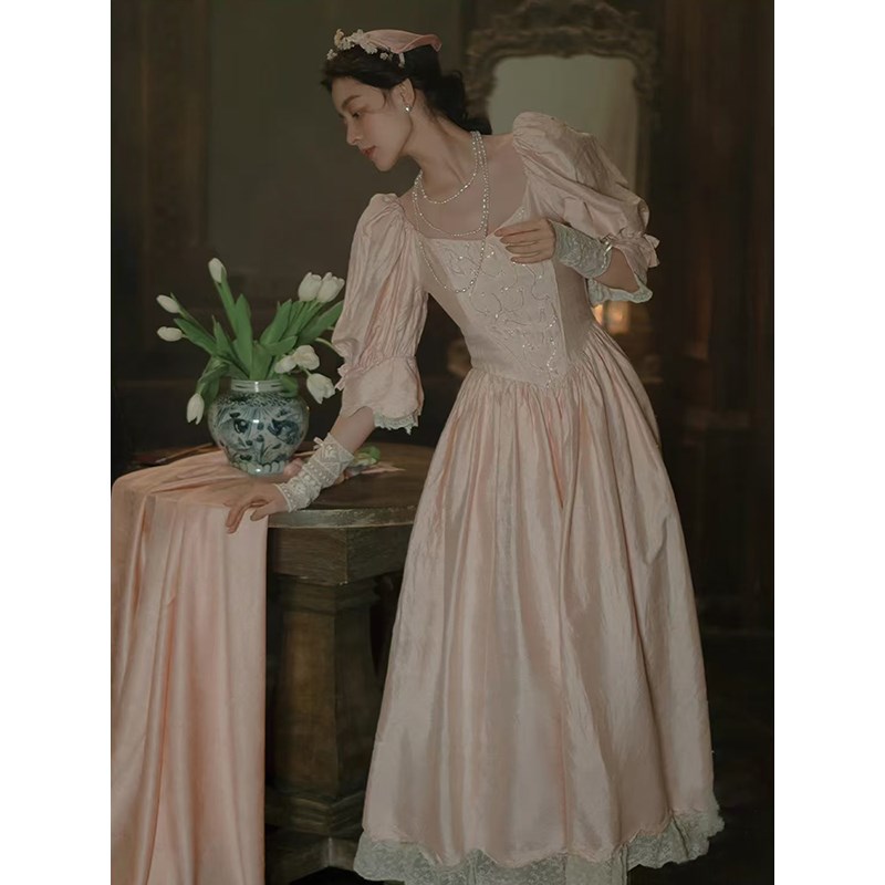 法式森系轻婚纱甜美新娘2025新款出门纱小个子生日年会公主礼服裙