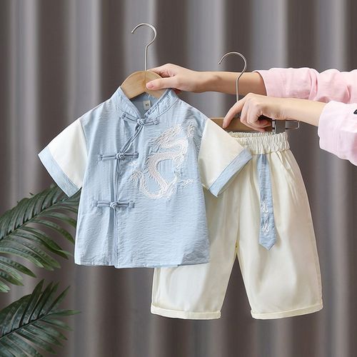 男童汉服夏季薄款套装古风帅气2025新款儿童中式国风改良日常可穿