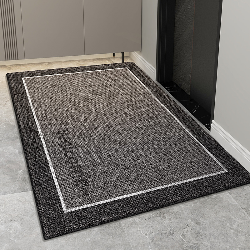 门口地垫a高端入户门脚垫耐脏防滑进门地毯新款可裁剪家用玄关垫
