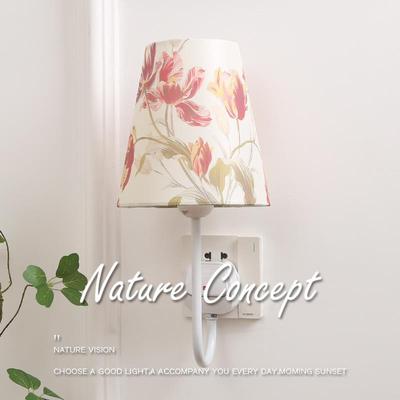 新款2025插电床头灯带开关护眼壁灯卧室小夜灯儿童卡通动物花草图