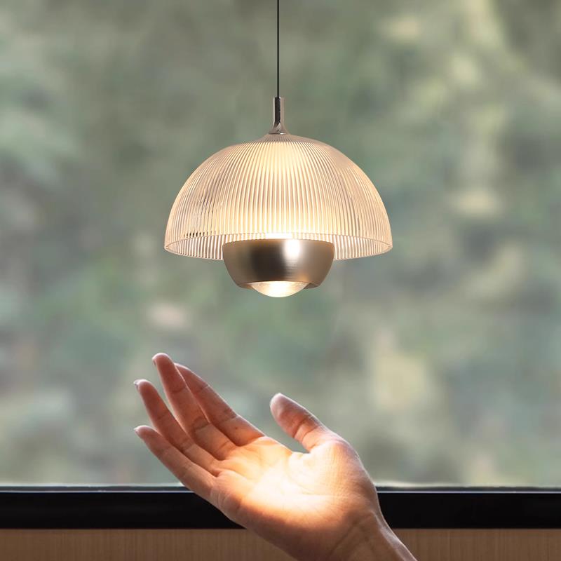 新款触摸感应花苞灯可升降卧室床头吊灯意式极简高级感餐厅吧台灯