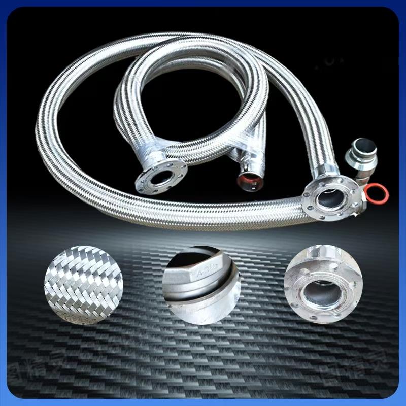 散装水泥罐汽车配件法兰快接高温不锈钢波纹管空压机进气金属软管