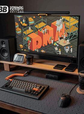 FBB视物所高级感日系鼠标垫超大定制男生黑色游戏电脑办公桌垫子