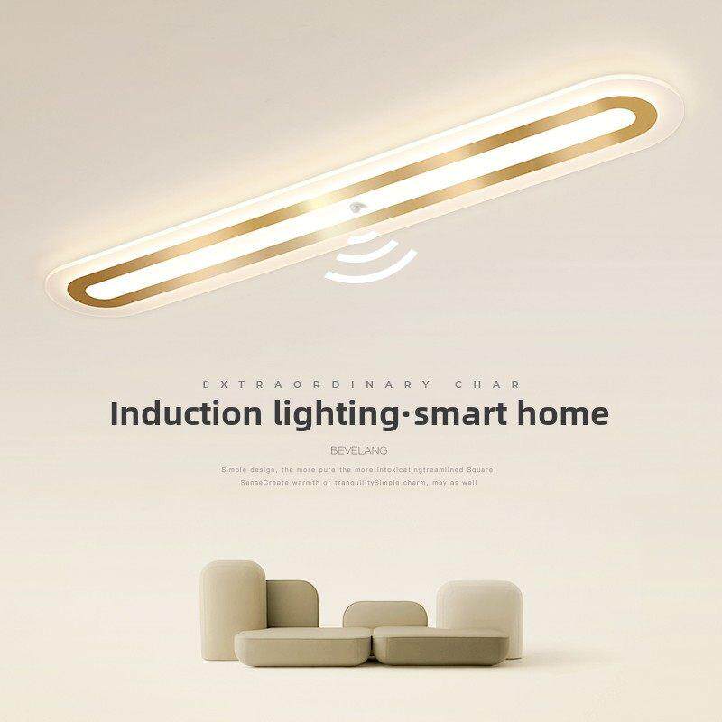 人体传感器通道走廊长吸顶灯Led入口衣帽间灯简单现代智能阳台灯