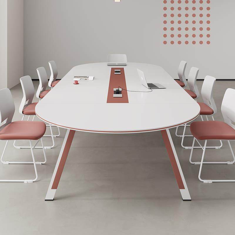会议室异形会议桌长桌简约现代办公条桌小型洽谈桌椅组合椭圆形桌,商业/办公家具,会议桌,淘宝优惠券,粉丝福利购,淘宝优惠卷