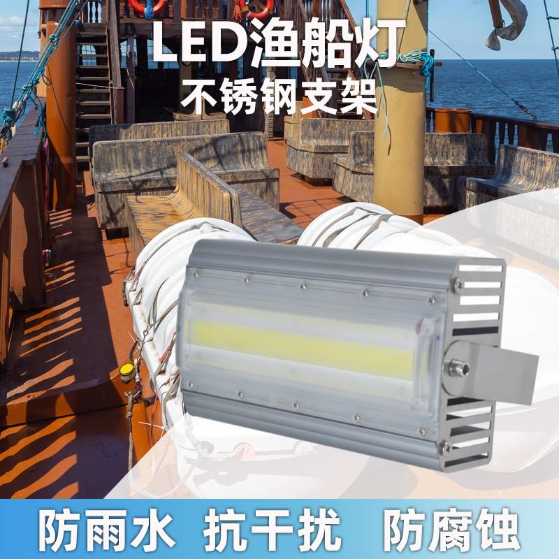 1224vled低压投光灯户外36伏直流防水船用304不锈钢照明220v射灯